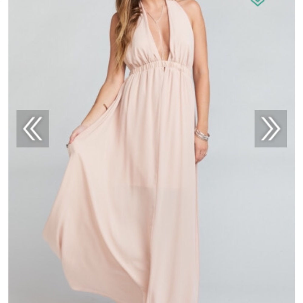 show me your mumu Luna maxi (small) in dusty blush